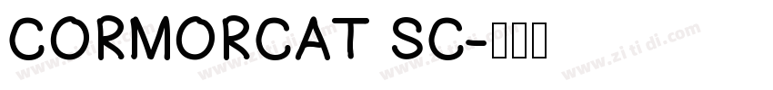 CORMORCAT SC字体转换